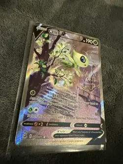 Celebi V Alternate Alt Art SWSH Fusion Strike Near Mint Pokemon Card 245/264 - Image 4