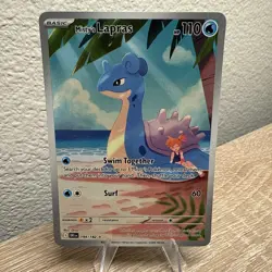 Pokemon TCG Misty's Lapras Destined Rivals 194/182 Illustration Rare Mint - Image 3