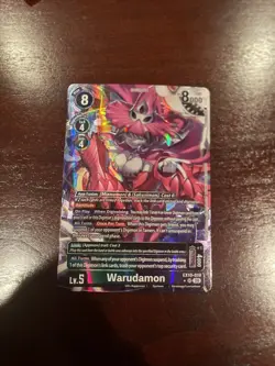 Digimon Card Game Warudamon EX10-019 SR Alternate Art Sinister Order NM - Image 1