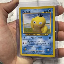 Pokemon TCG Psyduck Neo Destiny Vintage Card 79/105 LP+ Pokemon Vtg Nintendo - Image 2