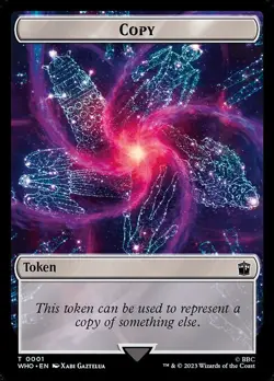 Dinosaur | Copy Double Sided Token [Doctor Who] MTG - Image 2