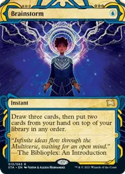 MTG Brainstorm STA Rare Normal #13 - Image 1