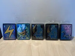 Pokemon Etb Sleeves Assorted Lot Of 5 - Image 1