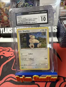 CGC 10 GEM MINT Snorlax 016/034 CLV TCG Classic Venusaur Deck Holo Pokemon 2023 - Image 1