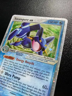 Pokemon TCG Swampert ex Crystal Guardians 98/100 2006 MP-LP - Image 2