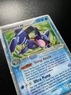 Pokemon TCG Swampert ex Crystal Guardians 98/100 2006 MP-LP - Image 3