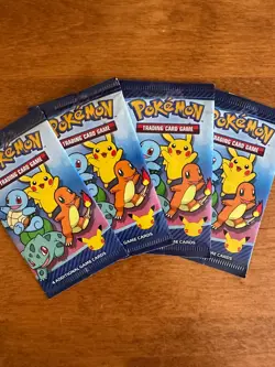 x1 2021 Pokemon 25th Anniversary McDonald’s Booster Pack Sealed Unopened - Image 1