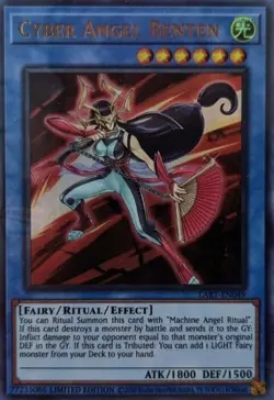Yugioh! LP Cyber Angel Benten - LART-EN049 - Ultra Rare - Limited Edition Lightl - Image 1