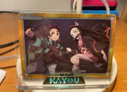 SP Kimetsu No Yaiba Demon Slayer Card Tanjiro Nezuko - Image 1