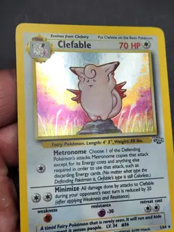 Clefable 1/64 Jungle Holo Rare Pokemon Card 1999 WOTC - Image 4