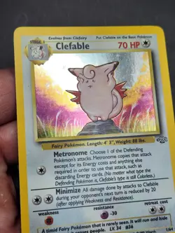 Clefable 1/64 Jungle Holo Rare Pokemon Card 1999 WOTC - Image 5