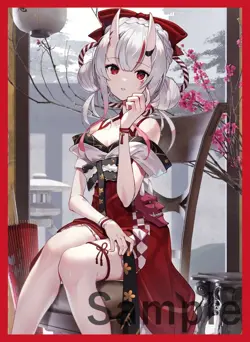 Nakiri Ayame hololive Anime Card Sleeves *NEW* 60ct - Image 1