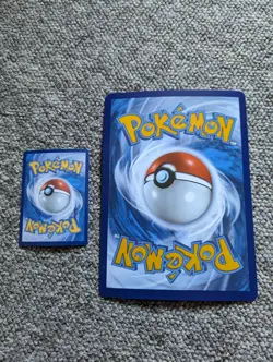 Pikachu V Card SWSH198 Black Star Promo Pokemon Jumbo Oversized Foil Holo - Image 2