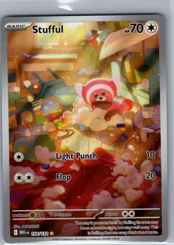 Stufful 154/132 ME01: Mega Evolution - Pokemon Card - NM - Image 1