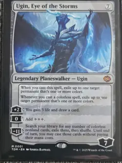 Ugin, Eye of the Storms and Art Card [Tarkir Dragonstorm] NM Mythic - Image 1