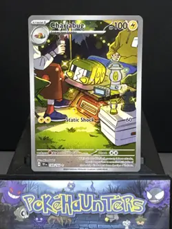 Pokemon Card Charjabug 169/162 Temporal Forces Holo Illustration Rare NM - Image 1