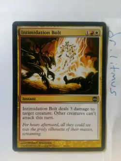 1x Intimidation Bolt Alara Reborn MTG Great Condition - Image 1