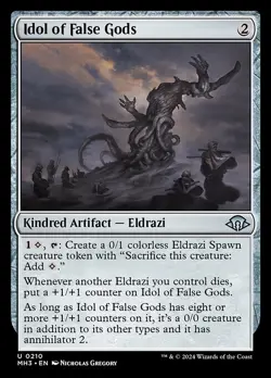 NM Idol of False Gods, MTG, Modern Horizons 3, Magic the Gathering, 210 - Image 1
