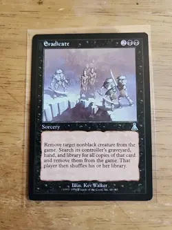 Eradicate - Urza's Destiny - MTG Magic - Uncommon - Black Sorcery - Image 1