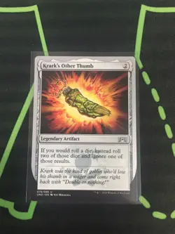 MTG Magic The Gathering Krark’s Other Thumb Legendary Artifact Commander - Image 1