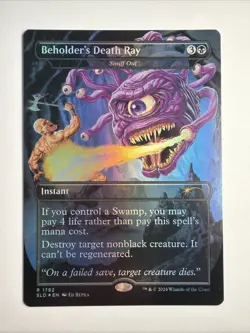 Beholder's Death Ray - Snuff Out (Rainbow Foil) Secret Lair Drop Foil - Image 1