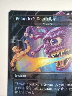 Beholder's Death Ray - Snuff Out (Rainbow Foil) Secret Lair Drop Foil - Image 2