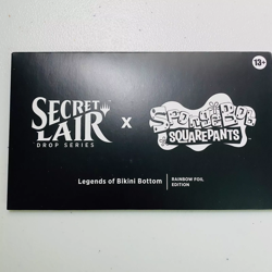 MTG Secret Lair SpongeBob SquarePants Legends of Bikini Bottom Foil In-hand - Image 1