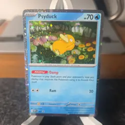 Psyduck 007 Black Star Promo Pokemon Mega Evolution Holo near mint - Image 1