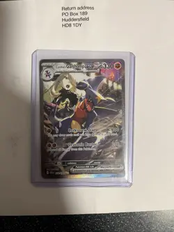 Cynthia’s Garchomp EX 232/182 Special Illustration Rare Destined Rivals Pokemon - Image 4
