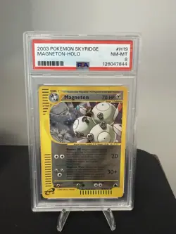 2003 Pokemon Skyridge Magneton #H19 Holo Rare H19/H32 - PSA 8 - Image 1