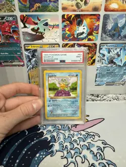 Pokemon Base Set Shadowless Squirtle 63/102 PSA 9 - Image 1
