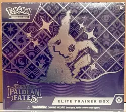Pokemon TCG Scarlet & Violet Paldean Fates ETB Elite Trainer Box NEW Sealed - Image 1