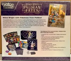 Pokemon TCG Scarlet & Violet Paldean Fates ETB Elite Trainer Box NEW Sealed - Image 2