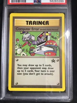 Pokemon Cards: Wizards Black Star Promo: Computer Error 16 PSA 10 - Image 2