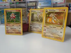 Pokemon Card Vintage Lot Of 3 Holo Rare Cards - Image 2