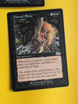 Tainted Aether x2 Rare Enchantment MTG 2 Card. Urza's Saga. Old Vintage - Image 5