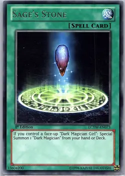 Sage's Stone LCYW-EN073 Legendary Collection 3 - Yu Gi Oh Card - NM - Image 1