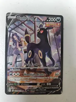 Pokemon TCG Umbreon VMAX Brilliant Stars Holo TG23/TG30 - Image 1
