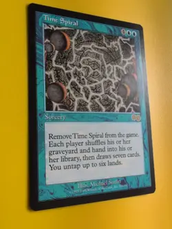 Time Spiral. Rare Sorcery MTG Card. Urza's Saga. Old Vintage - Image 5