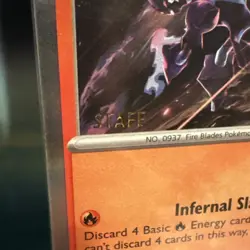 Pokemon Phantasmal Flames Prerelease Staff Promo Cards Sealed Set of 4 Sealed - Image 2