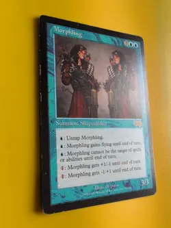 Morphling. rare Summon shapeshifter MTG Card. Urza's Saga. Old Vintage - Image 4