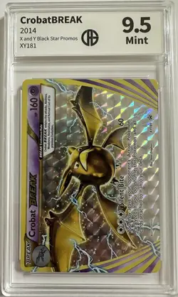 Pokemon TCG Crobat BREAK XY181 - Pokemon Promo XY Ultra Rare Card - LP Mint 9.5 - Image 1