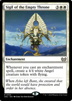 NM - Sigil of the Empty Throne R Commander: Duskmourn: House of Horror 103 - Image 1