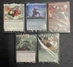 2025 Magic The Gathering MTG Marvel Spider-Man Welcome Deck 5x half deck Set ITA - Image 1