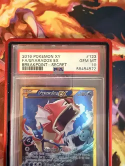 Pokemon Gyarados EX TCG Breakpoint 123/122 Secret Rare PSA 10 - Image 2