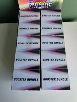 Pokemon TCG Prismatic Evolutions Booster Bundle x10 Display Case Unsealed 💎 - Image 3