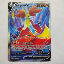 Pokemon - Delphox V (Full Art) - 173/196 - Lost Origin - Holo - Ultra Rare MINT - Image 1