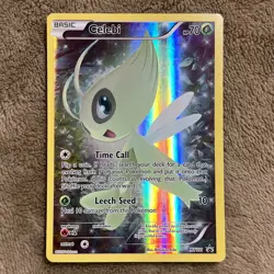 Celebi XY111 Full Art Holo Mythical Collection Promo Pokemon - Image 1