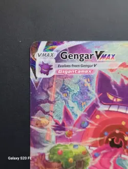 NEAR MINT GENGAR VMAX SECRET RARE ALT ART 271 FUSION STRIKE POKEMON TCG - Image 1