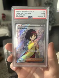 2023 POKEMON JP POKEMON 151 ERIKA'S INVITATION 196/165 SR PSA MINT 9 - Image 1